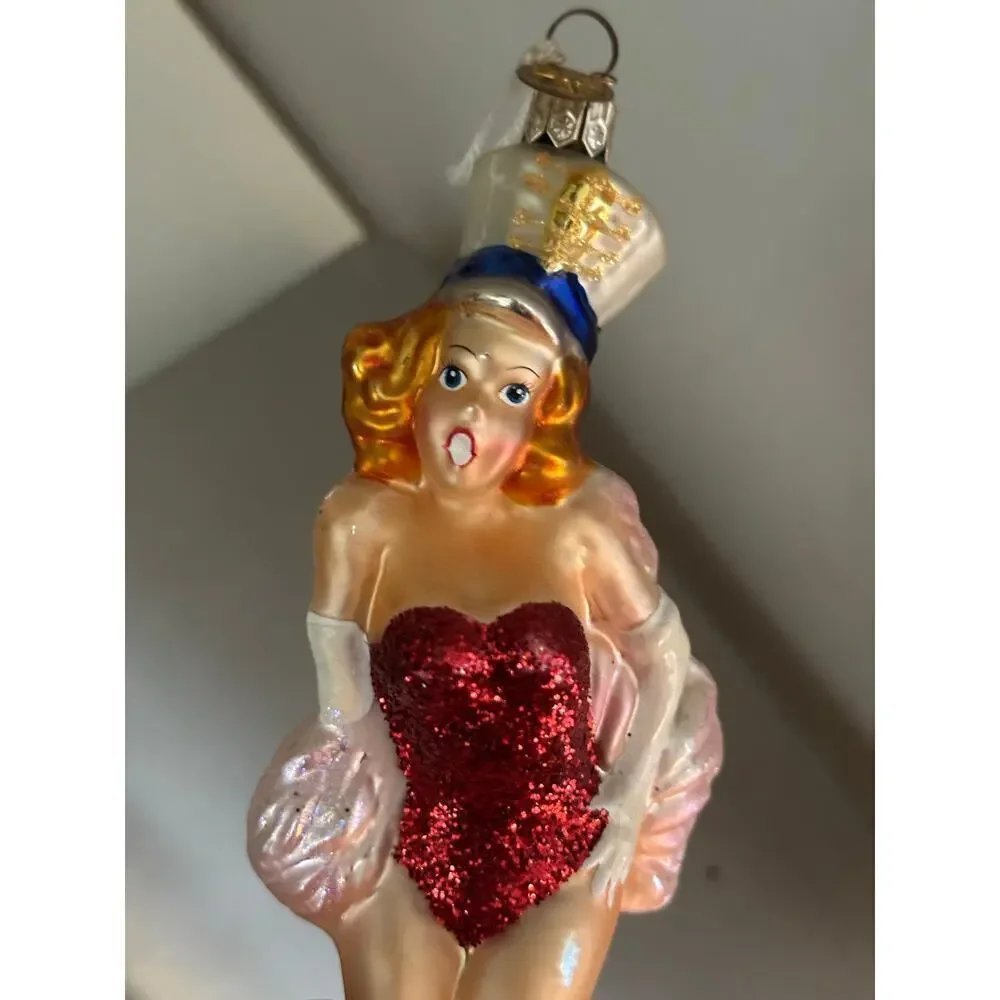 Christopher Radko 2000 'GAMS GALORE' Radio City Rockette Glamour Girl Ornament